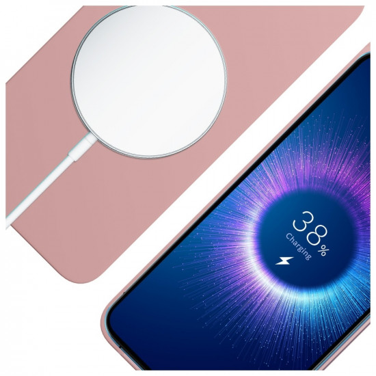 3MK Hardy MagSilicone Case for Apple iPhone 15 Plus Pink