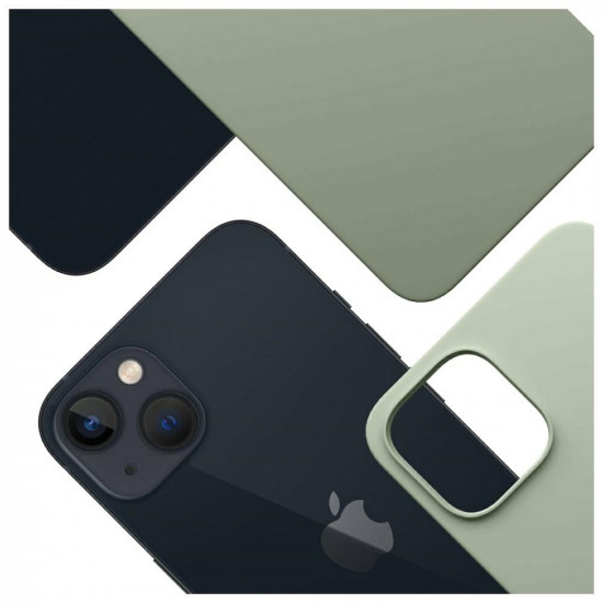 3MK Hardy MagSilicone Case for Apple iPhone 15 Plus Green