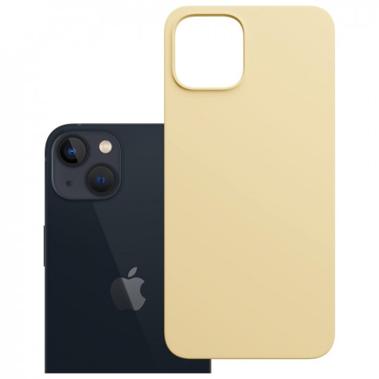 3MK Hardy MagSilicone Case for Apple iPhone 15 Yellow