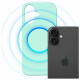 3MK Hardy MagSilicone Case for Apple iPhone 16 Plus Sea Blue