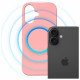 3MK Hardy MagSilicone Case for Apple iPhone 16 Pink