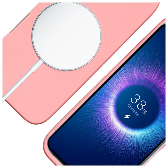 3MK Hardy MagSilicone Case for Apple iPhone 16 Pink