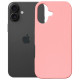 3MK Hardy MagSilicone Case for Apple iPhone 16 Pink