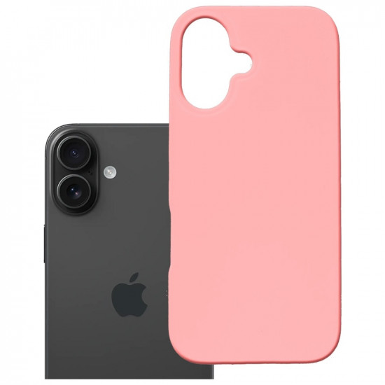 3MK Hardy MagSilicone Case for Apple iPhone 16 Pink
