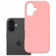 3MK Hardy MagSilicone Case for Apple iPhone 16 Pink