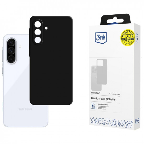 3MK Silicone Case for Samsung Galaxy A36 black