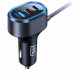3MK Double Car Charger 135W PD QC PPS 2xUSB-A 4xUSB-C Gray