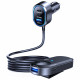 3MK Double Car Charger 135W PD QC PPS 2xUSB-A 4xUSB-C Gray