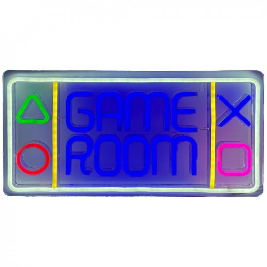 Neon Beline Light Gamepad Game Zone