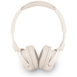 Headphones Guess Bluetooth 5.3 Metal Logo Script beige