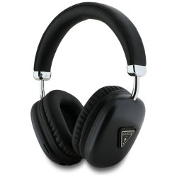 Headphones Guess Bluetooth 5.3 Metallic Triangle Logo black