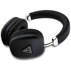 Headphones Guess Bluetooth 5.3 Metallic Triangle Logo black