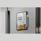 Magnetic holder UNIQ SnapMount self-adhesive black