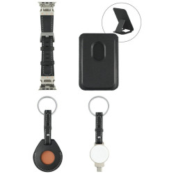 4-in-1 accessory set 4smarts Style MagSafe wallet, charger for Apple Watch, strap for Apple Watch, c 4-in-1 accessory set 4smarts Style MagSafe wallet, charger for Apple Watch, strap for Apple Watch, c