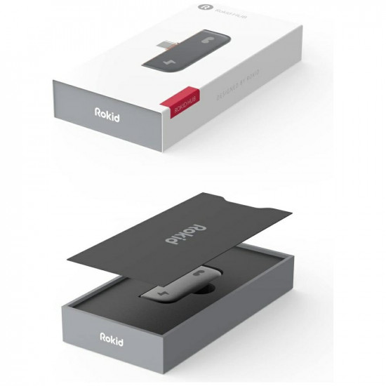 Rokid HUB USB-C to 2xUSB-C black adapter Rokid HUB USB-C to 2xUSB-C black adapter