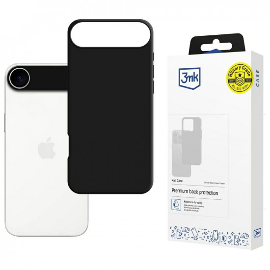 3MK Matt Case for Apple iPhone 17 Air black