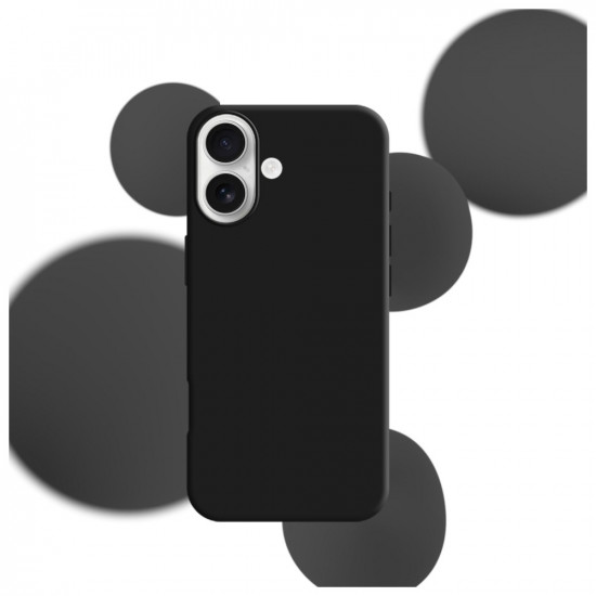 3MK Silicone Case for Apple iPhone 17 Black