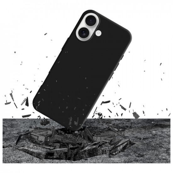 3MK Silicone Case for Apple iPhone 17 Black