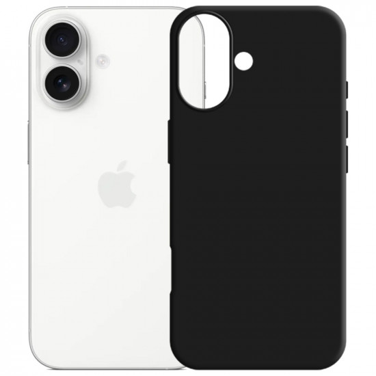 3MK Silicone Case for Apple iPhone 17 Black