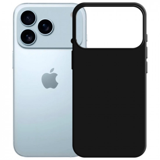 3MK Silicone Case for Apple iPhone 17 Pro Max Black