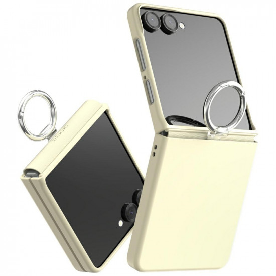 Case Araree Aero Flex R East-Grip Ring for Samsung Galaxy Z Flip7 cream