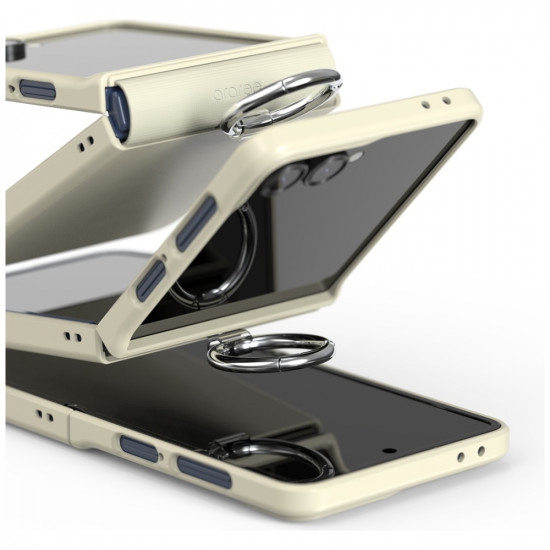 Case Araree Aero Flex R East-Grip Ring for Samsung Galaxy Z Flip7 cream