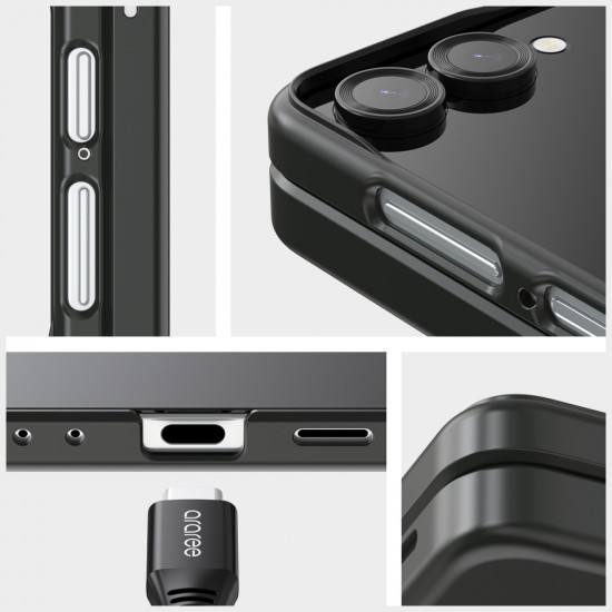 Case Araree Aero Flex R East-Grip Ring for Samsung Galaxy Z Flip7 cream
