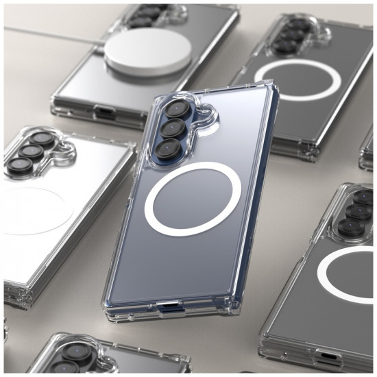 Case Araree Duple M MagSafe Qi2 for Samsung Galaxy Z Fold7 transparent