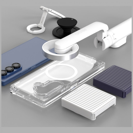 Case Araree Duple M MagSafe Qi2 for Samsung Galaxy Z Fold7 transparent