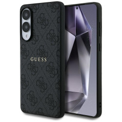 Case Guess 4G Ring Classic Logo MagSafe Samsung Galaxy S25 Edge black