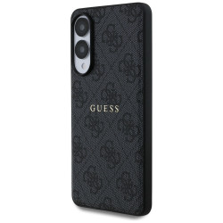 Case Guess 4G Ring Classic Logo MagSafe Samsung Galaxy S25 Edge black