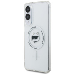 Case Karl Lagerfeld Button Choupette Head Printed Logo MagSafe for Samsung Galaxy S25 Edge white Case Karl Lagerfeld Button Choupette Head Printed Logo MagSafe for Samsung Galaxy S25 Edge white