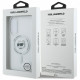 Case Karl Lagerfeld Button Choupette Head Printed Logo MagSafe for Samsung Galaxy S25 Edge white