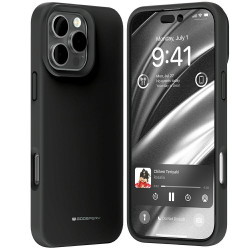 Case Mercury Pure MagSafe Silicone iPhone 16 Pro Max 6.9" black Case Mercury Pure MagSafe Silicone iPhone 16 Pro Max 6.9" black