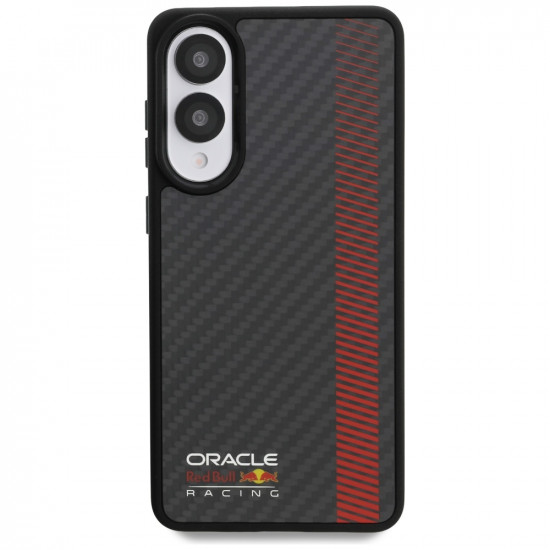 Case Red Bull Real Carbon Fiber Powerbar MagSafe for Samsung Galaxy S25 Edge black