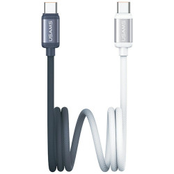 Cable USAMS Bicolor Series SJ756 PD 60W USB-C/USB-C 1.2m black and white Cable USAMS Bicolor Series SJ756 PD 60W USB-C/USB-C 1.2m black and white