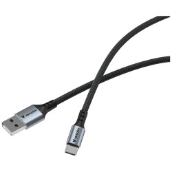 Cable Verbatim Sync & Charge USB-A to USB-C QC 120cm black 31843 Cable Verbatim Sync & Charge USB-A to USB-C QC 120cm black 31843