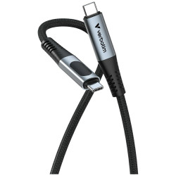 Cable Verbatim Sync & Charge USB-C to USB-C 100W display 120cm black 31848 Cable Verbatim Sync & Charge USB-C to USB-C 100W display 120cm black 31848