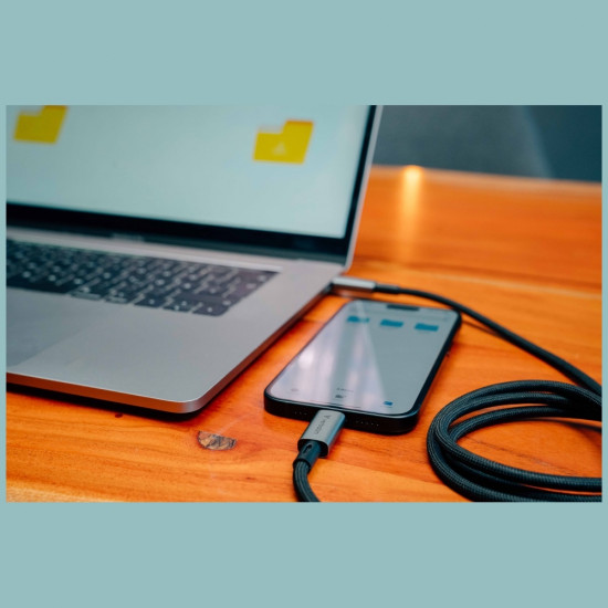 Cable Verbatim Sync &amp; Charge USB-C to USB-C 240W 40Gb/s 120cm black 31847