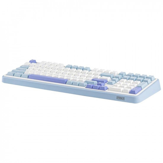 Mechanical keyboard Epomaker TH99 Creamy Jade Switch white-blue