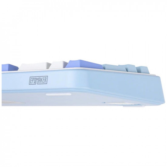 Mechanical keyboard Epomaker TH99 Creamy Jade Switch white-blue
