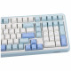 Mechanical keyboard Epomaker TH99 Creamy Jade Switch white-blue