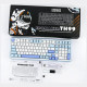 Mechanical keyboard Epomaker TH99 Creamy Jade Switch white-blue