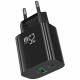 Wall Charger USAMS CC315 T65 25W 1xUSB-C 1xUSB-A Fast Charging black