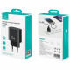 Wall Charger USAMS CC315 T65 25W 1xUSB-C 1xUSB-A Fast Charging black