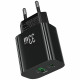 Wall Charger USAMS CC317 T65 33W 1xUSB-C 1xUSB-A Fast Charging black Wall Charger USAMS CC317 T65 33W 1xUSB-C 1xUSB-A Fast Charging black