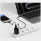 Wall Charger USAMS CC317 T65 33W 1xUSB-C 1xUSB-A Fast Charging black Wall Charger USAMS CC317 T65 33W 1xUSB-C 1xUSB-A Fast Charging black