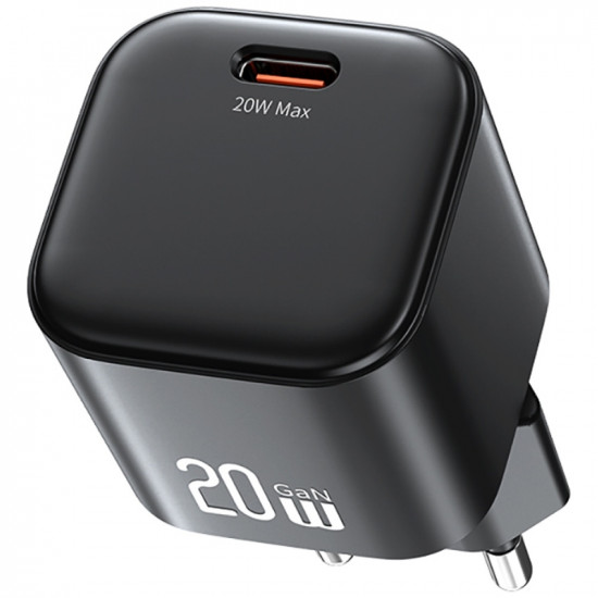 Wall Charger USAMS JO Series CC260 20W USB-C + 1m USB-C/USB-C Cable White