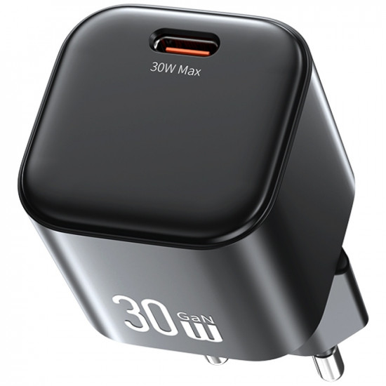 Wall Charger USAMS JO Series CC262 30W USB-C + 1m USB-C/Lightning Cable White