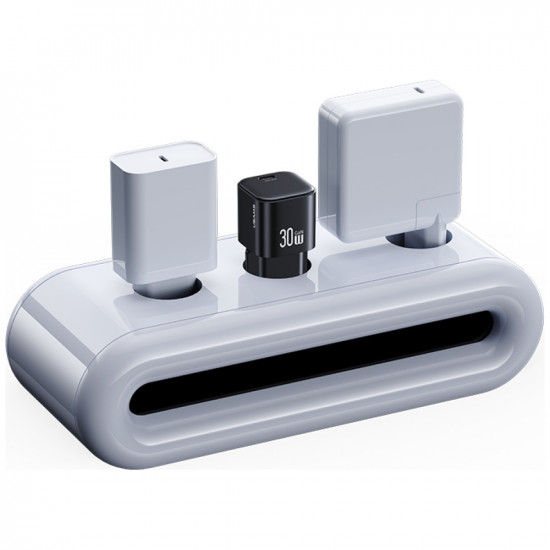 Wall Charger USAMS JO Series CC262 30W USB-C + 1m USB-C/USB-C White